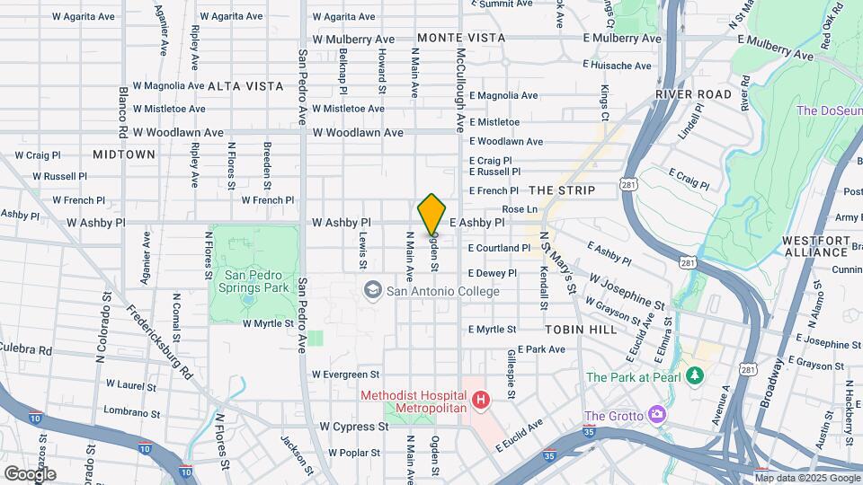 125 E Courtland Pl Map and Location Details