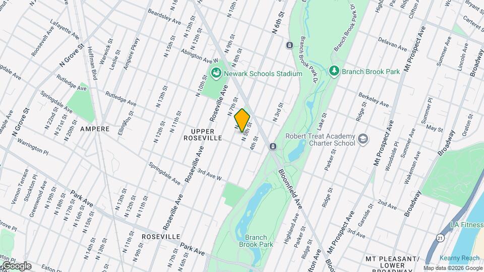 526 N 5th St, Unit 2 Map and Location Details