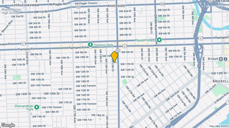 1101 SW 12th Ct Map and Location Details