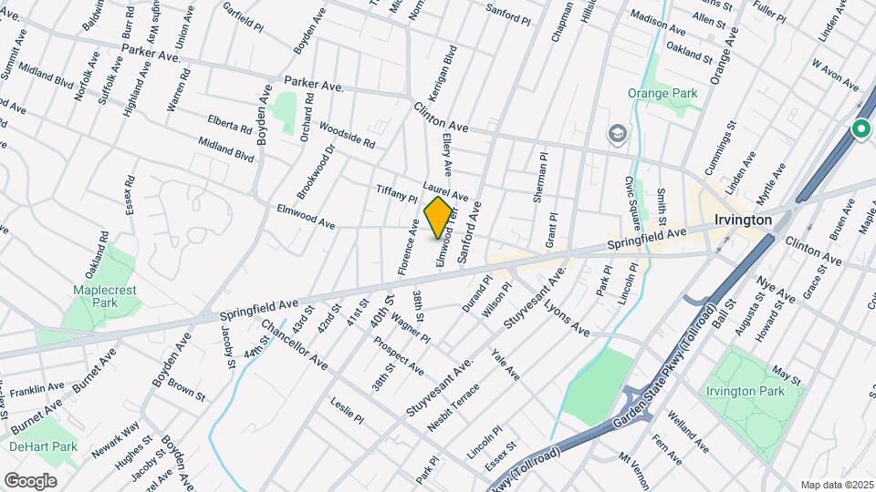 29 Elmwood Ter, Unit 1 Map and Location Details
