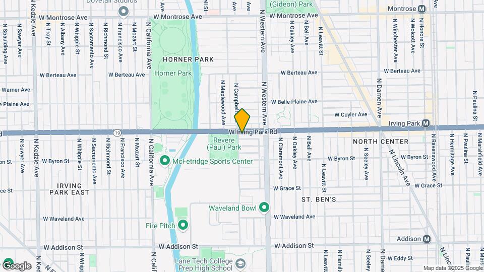 2453 W Irving Park Rd Map and Location Details