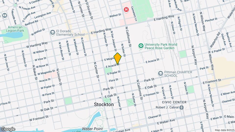 246 E Acacia St Map and Location Details