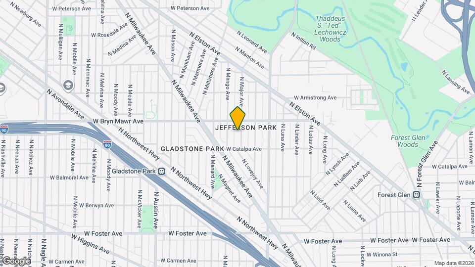 5530 N Major Ave, Unit 2 Map and Location Details