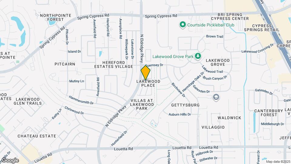 16044 Sweetwater Fields Ln Map and Location Details