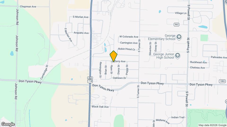 3327 Ryan St Map and Location Details