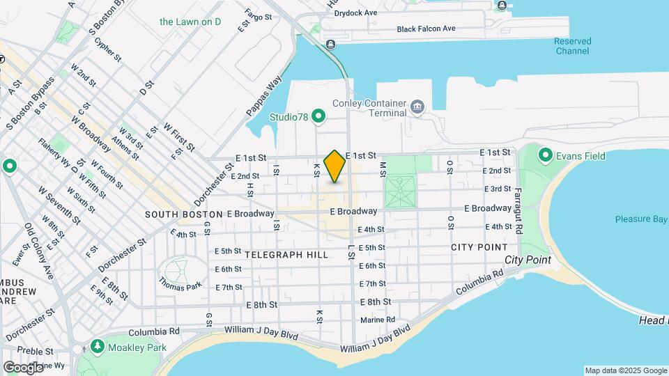 586 E 3rd St, Unit PH3 Map and Location Details