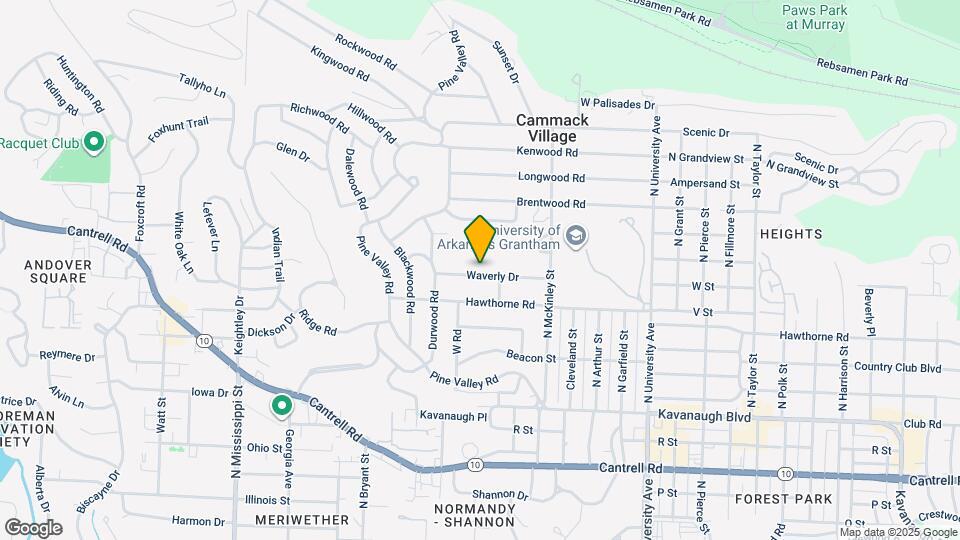 6712 Waverly Dr Mapa y Detalles de la Ubicación