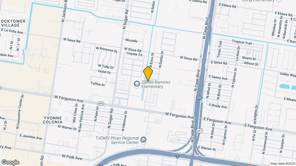 2309 N Erica St Map and Location Details