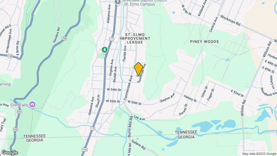 5025 Sunnyside Ave, Unit Upstairs Map and Location Details