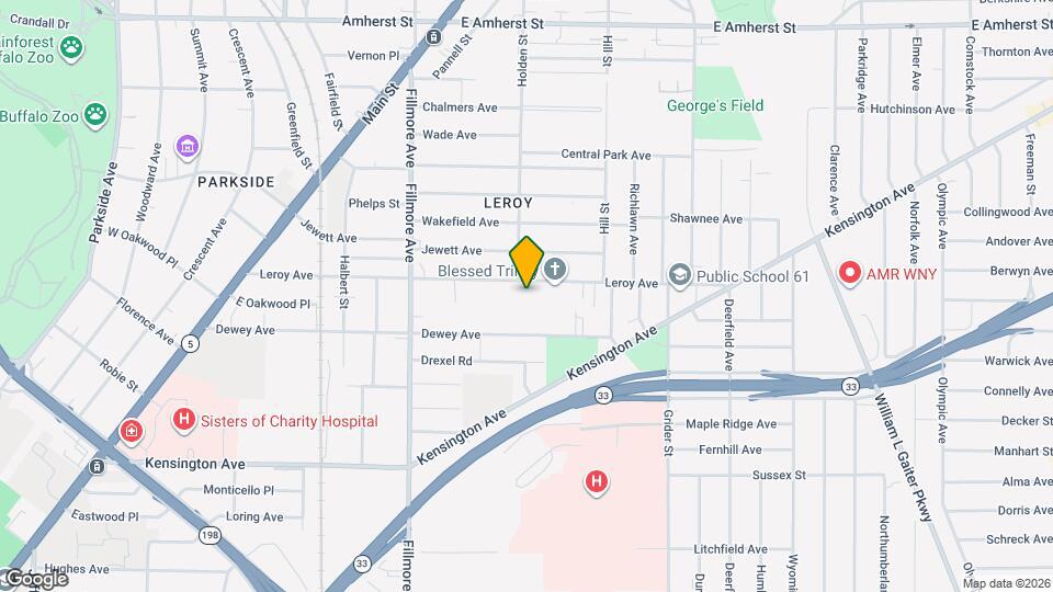 295 Leroy Ave Map and Location Details