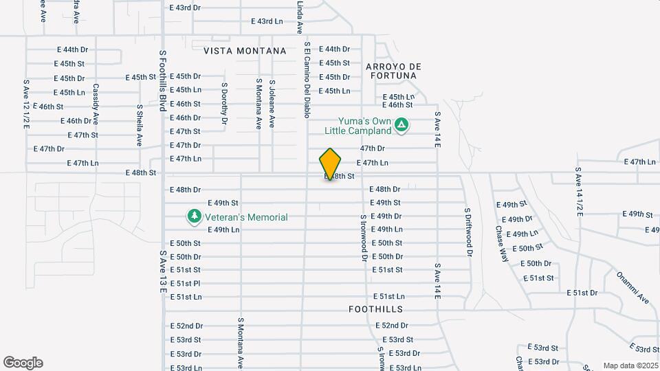 13580 E 48th Dr Map and Location Details