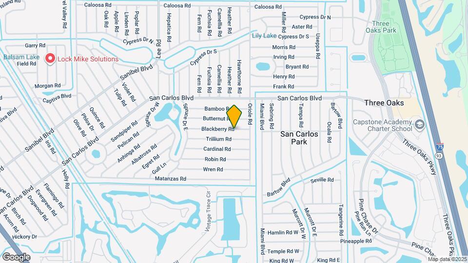 8434 Blackberry Rd Map and Location Details