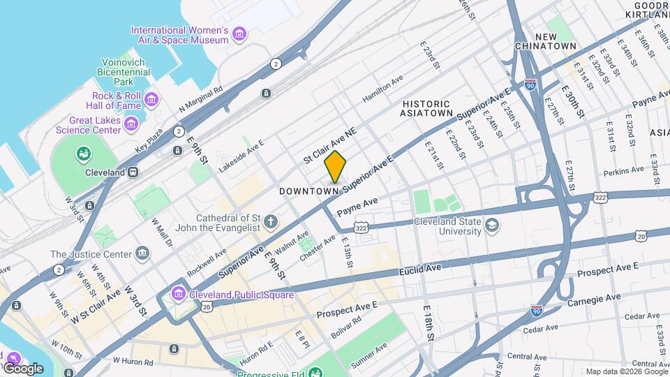 1431 Superior Ave Mapa y Detalles de la Ubicación