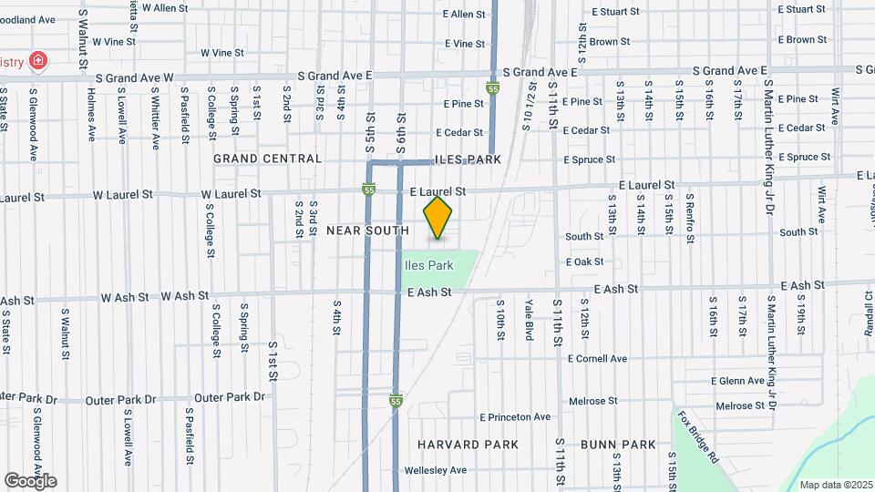 1920 S 7th St Map and Location Details