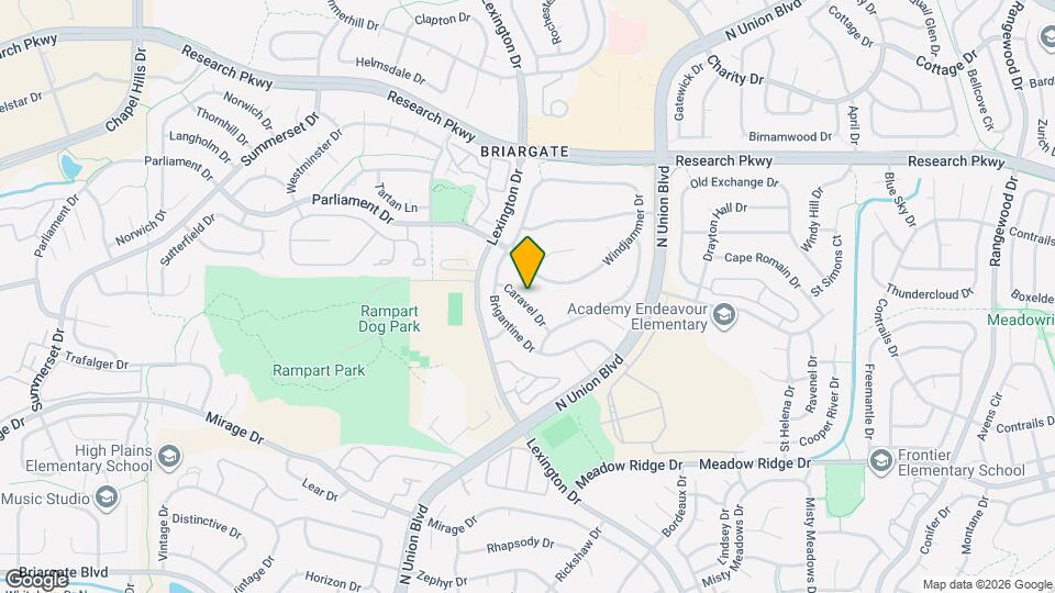 8245 Caravel Dr Map and Location Details