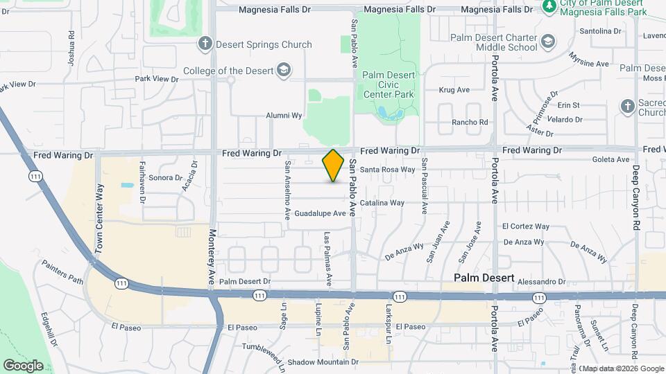 73425 San Nicholas Ave Map and Location Details