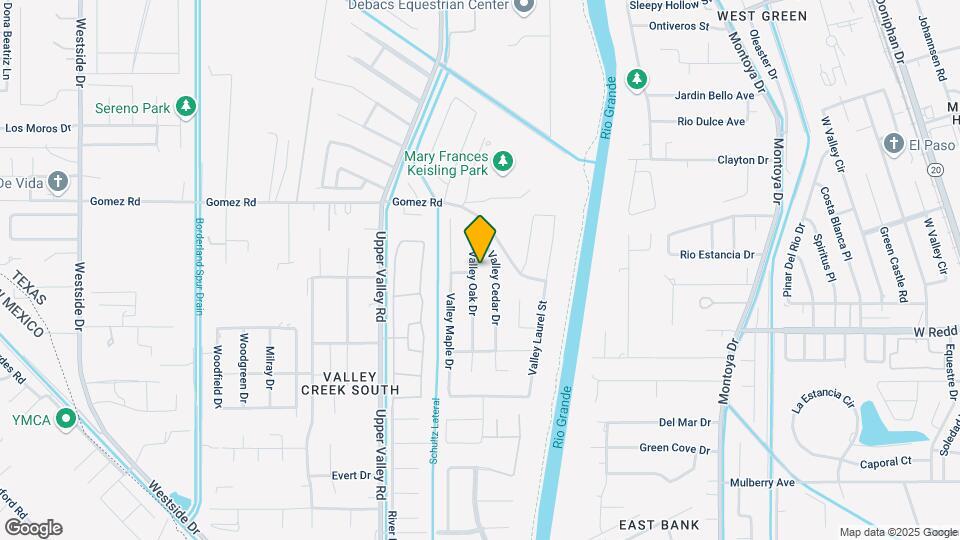 5648 Valley Oak Dr Map and Location Details
