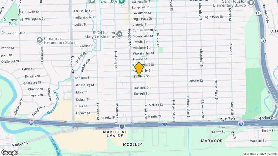 13928 Bandera St Map and Location Details