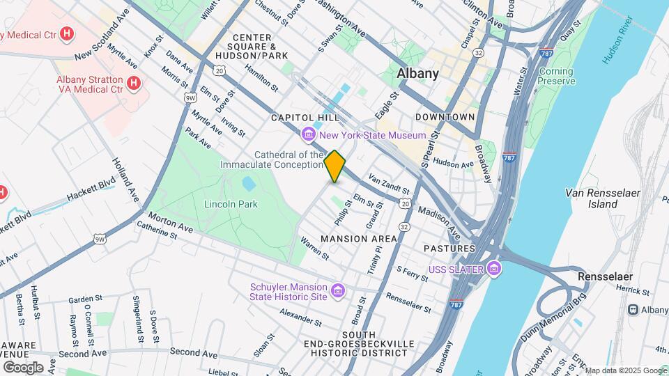 68 Elm St, Unit 1st Floor Map and Location Details