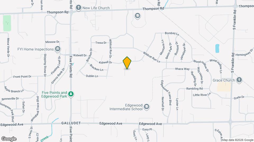 5537 Burning Tree Ct Mapa y Detalles de la Ubicación