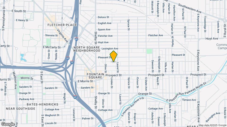 1306 Woodlawn Ave Map and Location Details