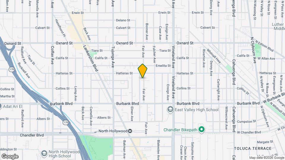 5733 Fair Ave, Unit #5733 Map and Location Details