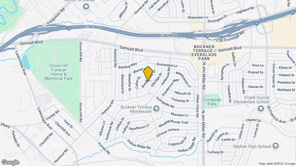 5138 Breakwood Dr Map and Location Details