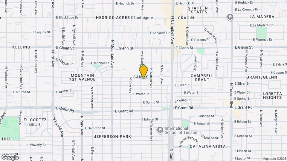 1610 E Copper St Map and Location Details