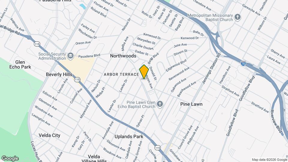 4100 Begg Blvd Map and Location Details