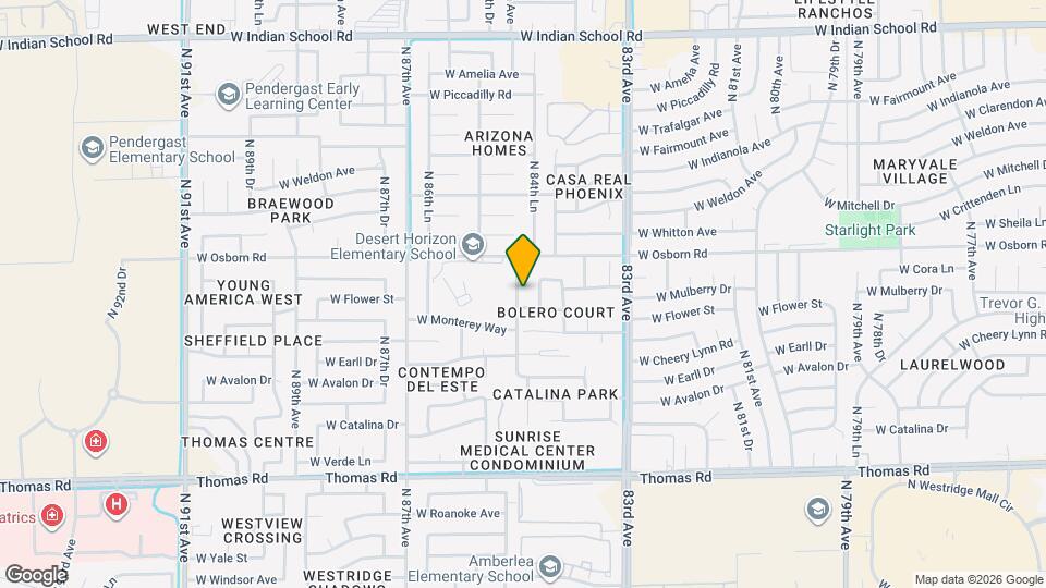 3313 N 85th Ln Map and Location Details