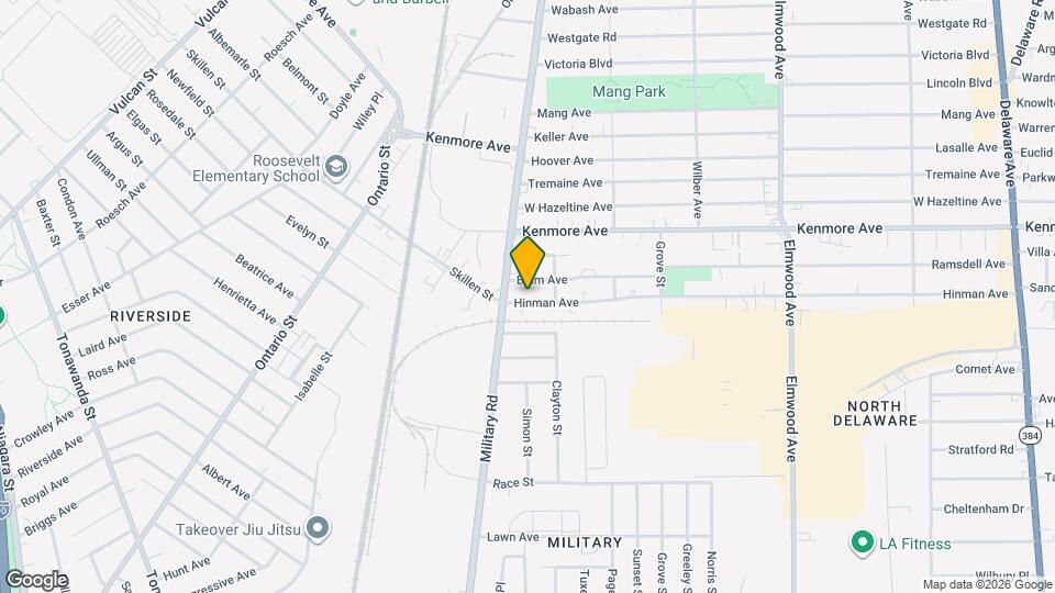 509 Hinman Ave Map and Location Details