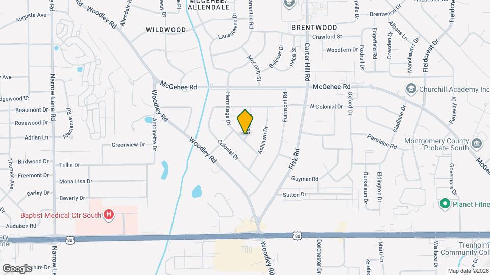3739 Wesley Dr Map and Location Details
