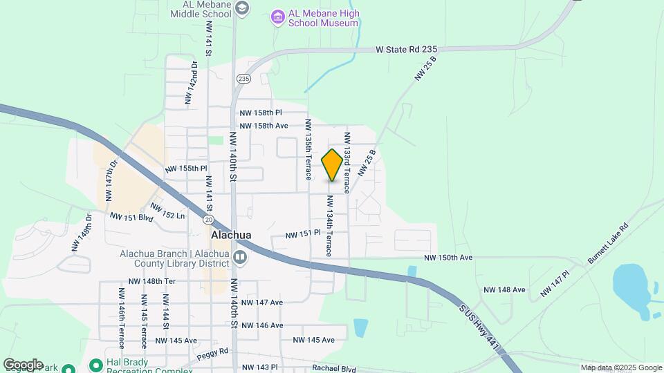 13404 NW 154th Ave Map and Location Details