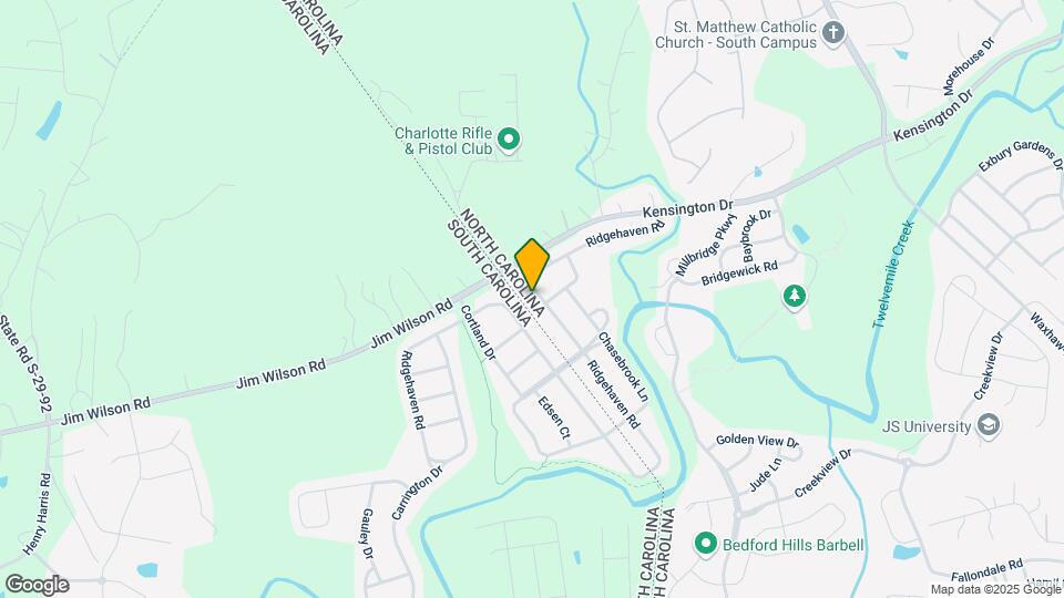 1436 Ridge Haven Rd Mapa y Detalles de la Ubicación