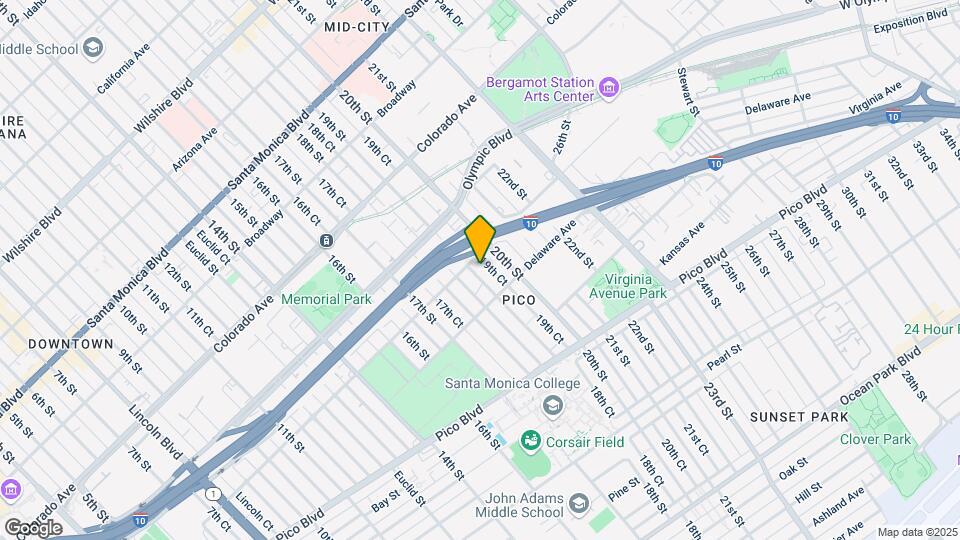 1811 19th St Map and Location Details