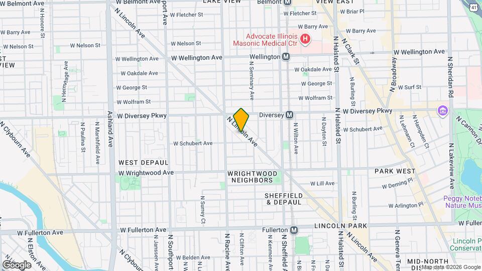 2730 N Lincoln Ave, Unit 4 Mapa y Detalles de la Ubicación