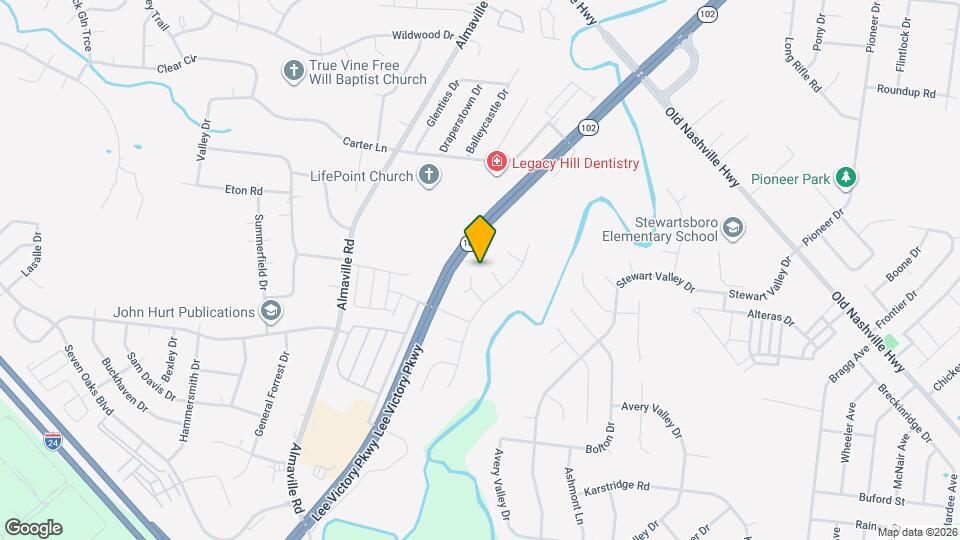 608 Blossom Hill Dr Map and Location Details