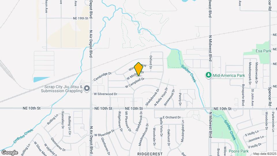 217 W Campbell Dr Map and Location Details