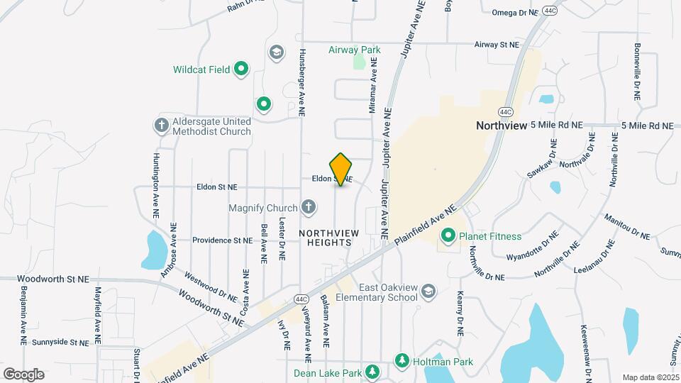 4204 Northgate Dr NE Map and Location Details