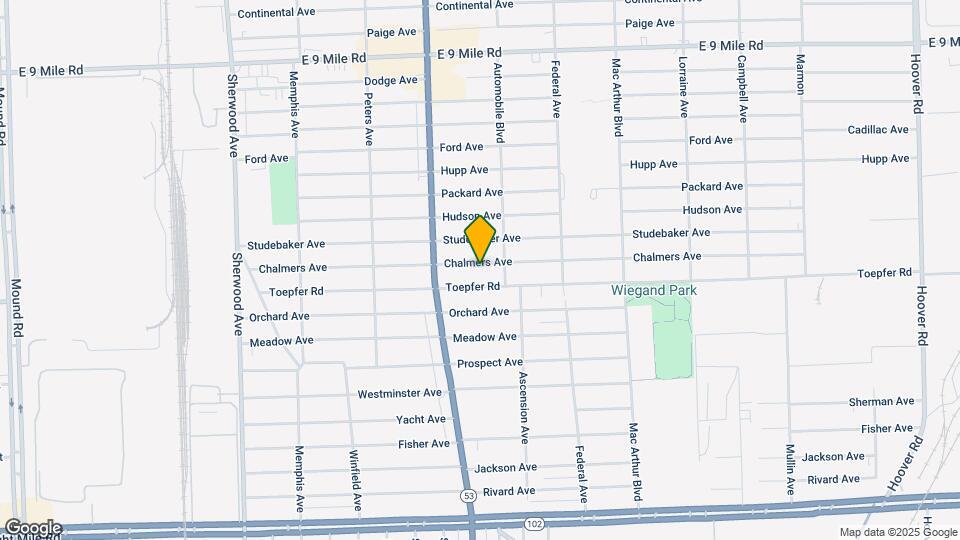 8094 Chalmers Ave Map and Location Details