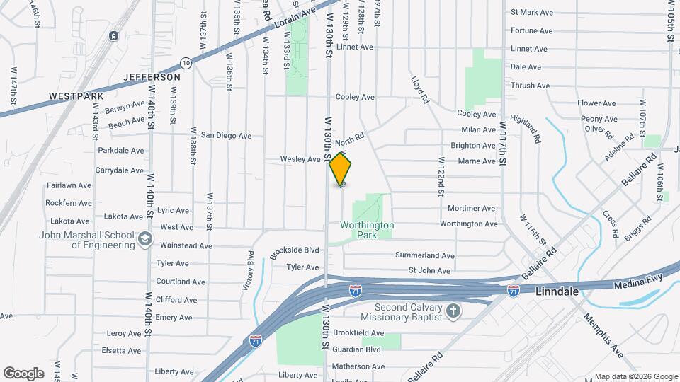 3780 W 129th St Map and Location Details