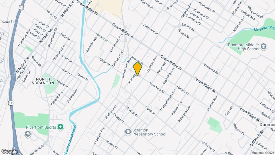 114 New York St Map and Location Details