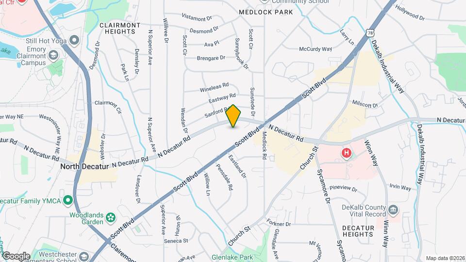 1234 Decatur, Unit 1509 Map and Location Details