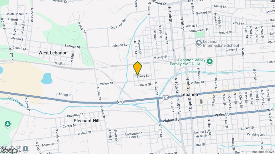 117 N 14th St Map and Location Details