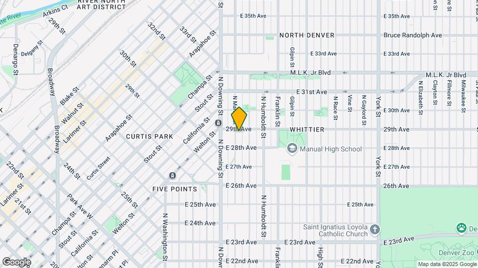 2844 N Marion St Mapa y Detalles de la Ubicación