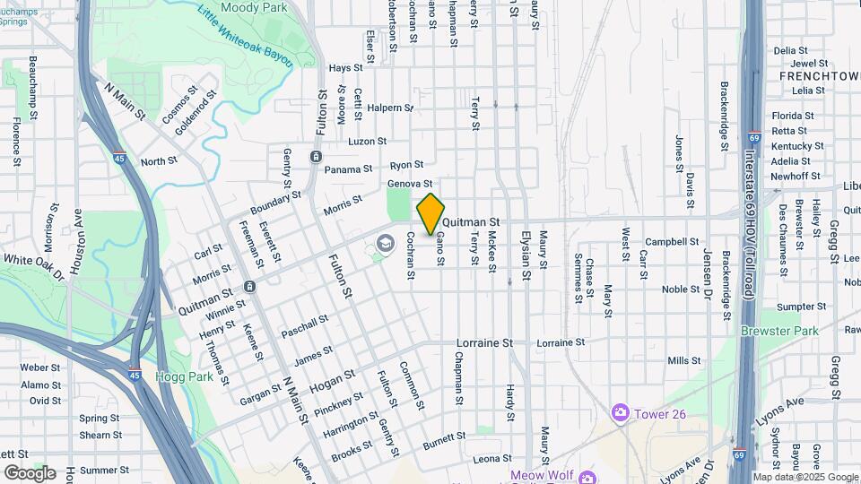 1217 Campbell St Mapa y Detalles de la Ubicación