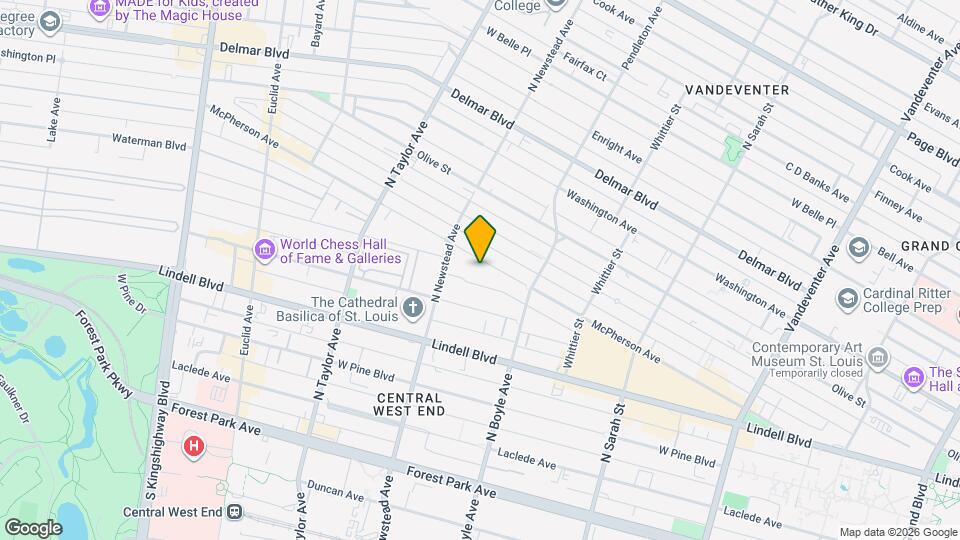 4362 McPherson Ave Map and Location Details