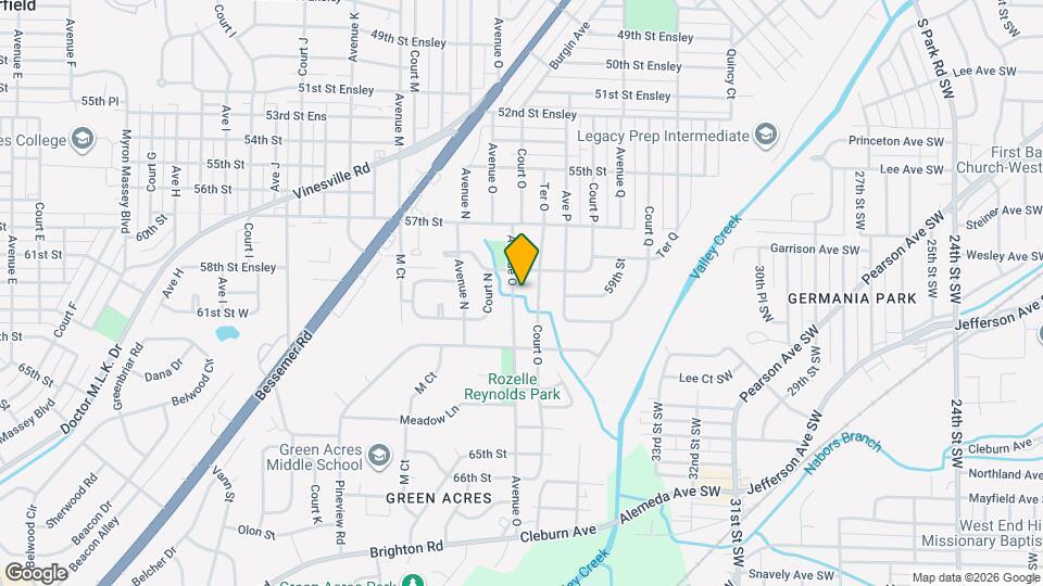 5817 Avenue O Map and Location Details