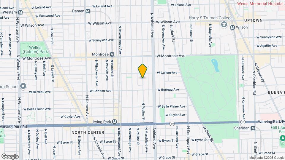 4236 N Paulina St Map and Location Details
