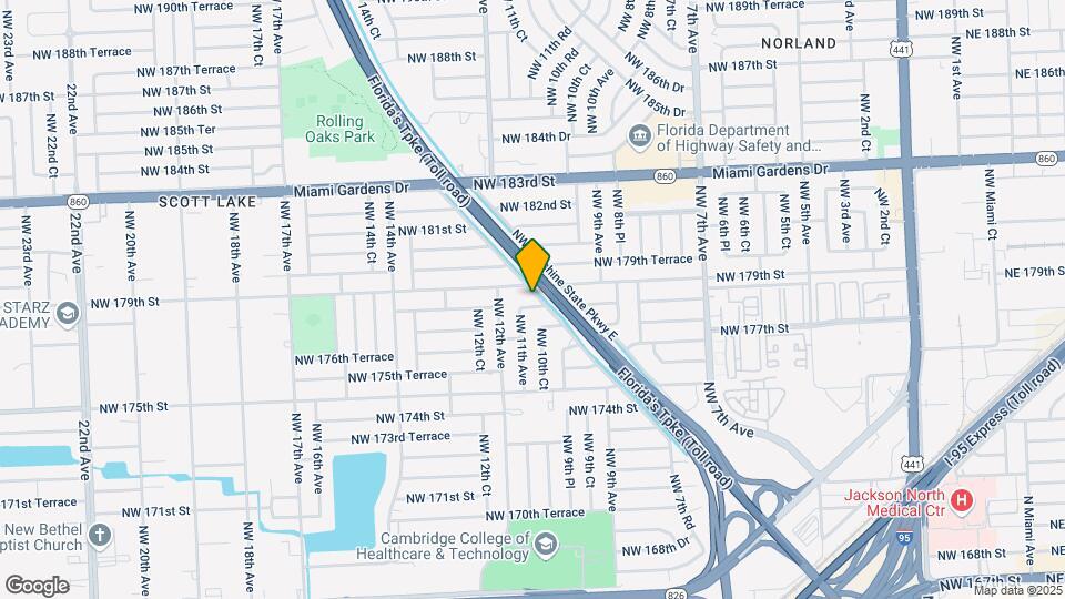 1031 NW 178th Terrace Map and Location Details